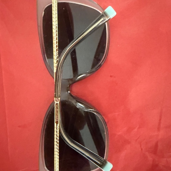 Tiffany & Co. Blue and Gold Glasses with Black Accents TF1130 Eyeglasses - Picture 4 of 5